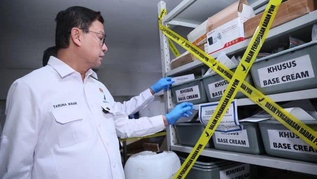 bpom_bongkar_pabrik_kosmetik_ilegal_di_mojokerto_nilai_temuan_rp16_miliar