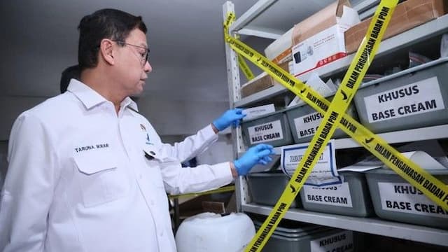 bpom_bongkar_pabrik_kosmetik_ilegal_di_mojokerto_nilai_temuan_rp16_miliar