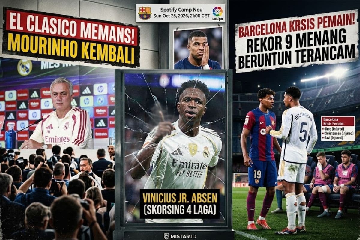 el_clasico_mourinho_kembali_madrid_tanpa_vinicius_barcelona_krisis_pemain