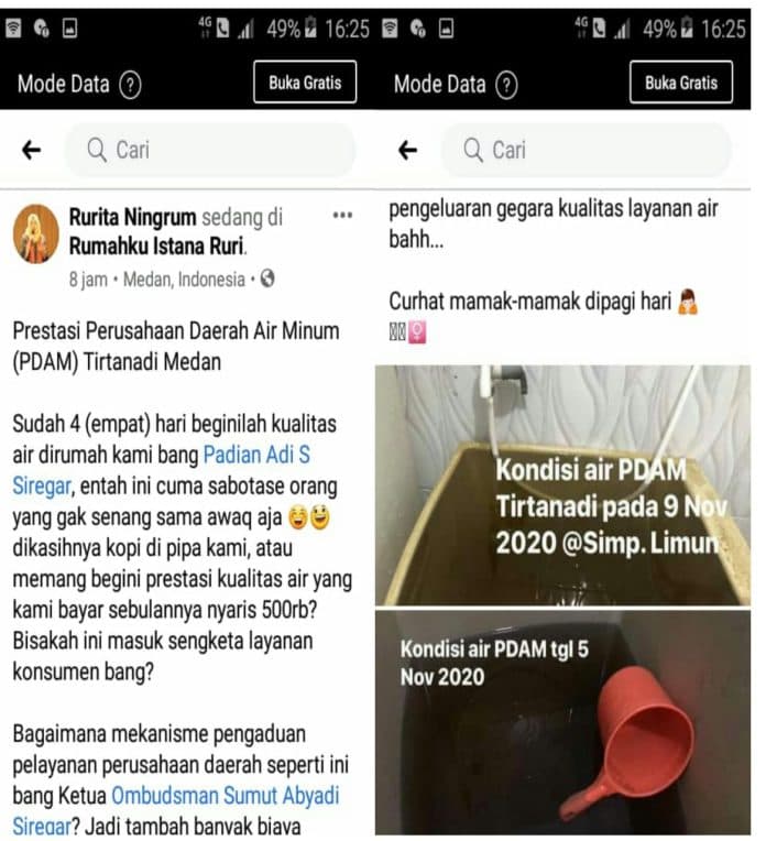cuitan_hakim_adhoc_pn_medan_kwalitas_air_pdam_tirtanadi_buruk