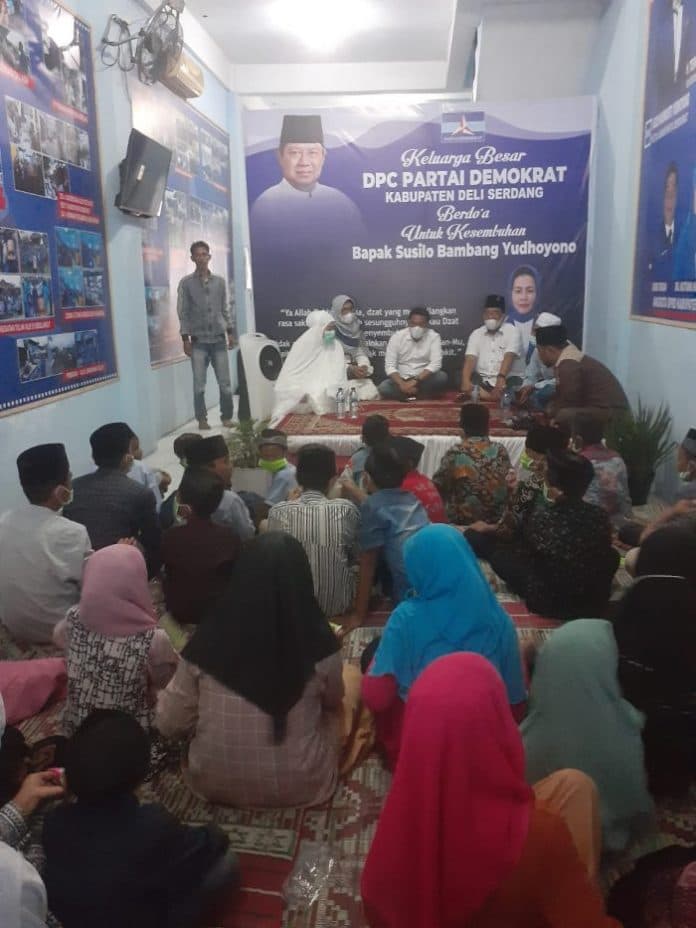 dpc_demokrat_deli_serdang_dan_anak_yatim_doa_bersama_untuk_kesembuhan_sby